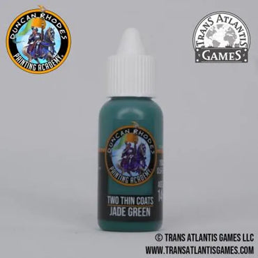 Two Thin Coats Jade Green 15ml Paint Duncan Rhodes Painting Academy