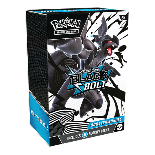 WEBSTORE 1 PER CUSTOMER Pokémon TCG: Scarlet & Violet 10.5 - Black Bolt - Booster Bundle Box