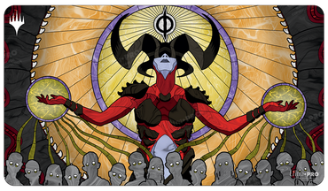DOMINARIA UNITED SHEOLDRED, THE APOCALYPSE STANDARD GAMING PLAYMAT FOR MAGIC: THE GATHERING
