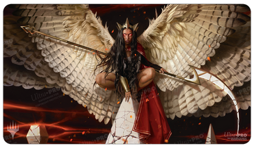 MARCH OF THE MACHINE KASLA, THE BROKEN HALO STANDARD GAMING PLAYMAT FOR MAGIC: THE GATHERING