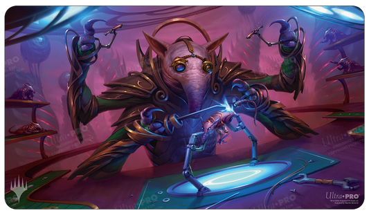 MARCH OF THE MACHINE GIMBAL, GREMLIN PRODIGY STANDARD GAMING PLAYMAT FOR MAGIC: THE GATHERING