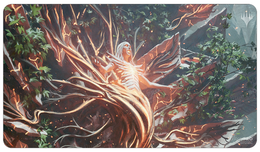 MARCH OF THE MACHINE WRENN AND REALMBREAKER STANDARD GAMING PLAYMAT FOR MAGIC: THE GATHERING
