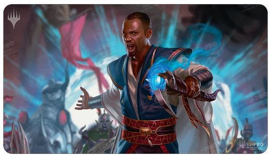 MARCH OF THE MACHINE TEFERI AKOSA OF ZHALFIR STANDARD GAMING PLAYMAT FOR MAGIC: THE GATHERING