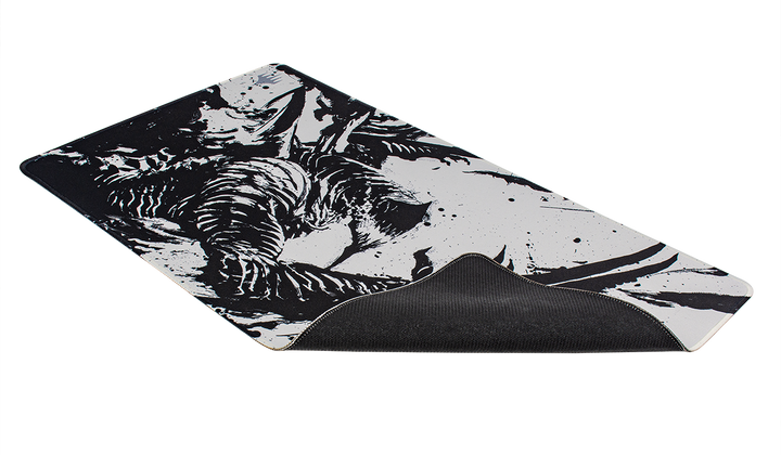 MARCH OF THE MACHINE URABRASK BLACK STITCHED STANDARD GAMING PLAYMAT FOR MAGIC: THE GATHERING