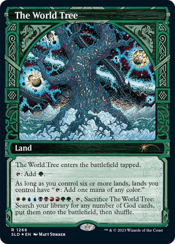 The World Tree (Halo Foil) [Secret Lair Drop Series]