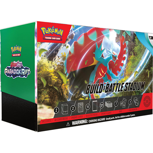 Pokémon TCG: Scarlet & Violet 4 - Paradox Rift Build and Battle Stadium