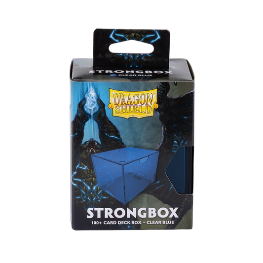 Dragon Shield Strongbox 100+ Card Deck Box - Clear Blue