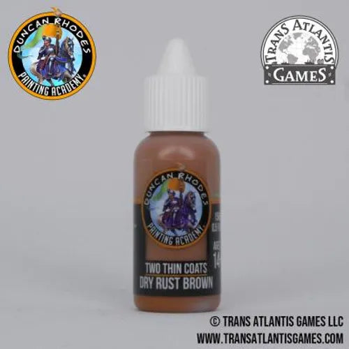 Two Thin Coats Dry Rust Brown 15ml Paint Duncan Rhodes Painting Academy