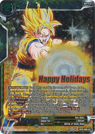 Son Goku, the Path to Godhood (Gift Box 2019) (BT8-068) [Promotion Cards]