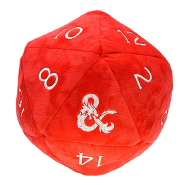 Ultra Pro - Dungeons & Dragons - Red and White D20 Jumbo Plush Dice