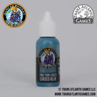 Two Thin Coats Cursed Blue 15ml Paint Duncan Rhodes Painting Academy