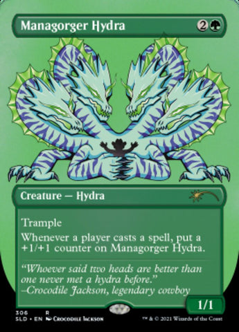 Managorger Hydra (Borderless) (Foil Etched) [Secret Lair Drop Series]