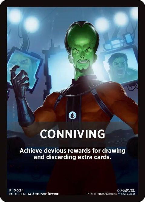 24-connivingthemecard