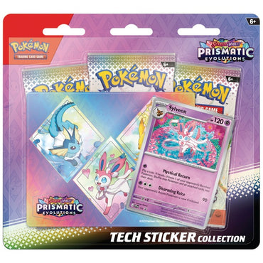 Pokemon TCG: Scarlet & Violet 8.5 – Prismatic Evolution - Tech Sticker Collection - Sylveon (Pre-Order)