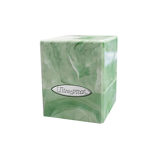 Ultra Pro - Marble Satin Cube - Lime Green & White