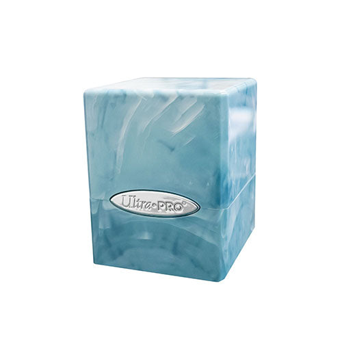 Ultra Pro - Marble Satin Cube - Light Blue & White