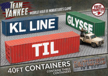 Battlefield In a Box - Modern: 40ft Shipping Containers (x3)
