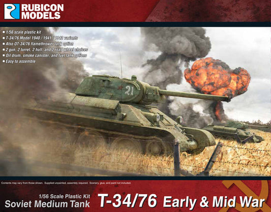 280013 - T-34/76 – Early & Mid War - Rubicon Models Ltd