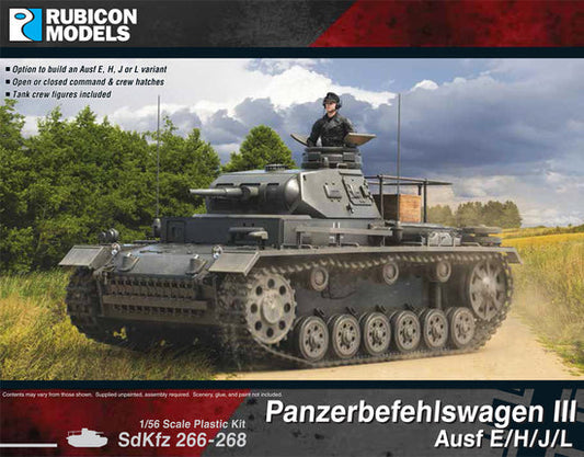 280093 - Panzerbefehlswagen III Ausf E/H/J/L - Rubicon Models Ltd