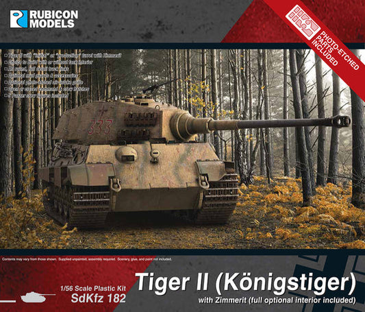 280100 - King Tiger II with Zimmerit - Rubicon Models Ltd