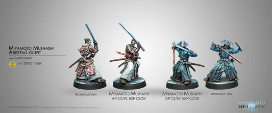 Miyamoto Mushashi Aristeia! outfit Infinity Corvus Belli