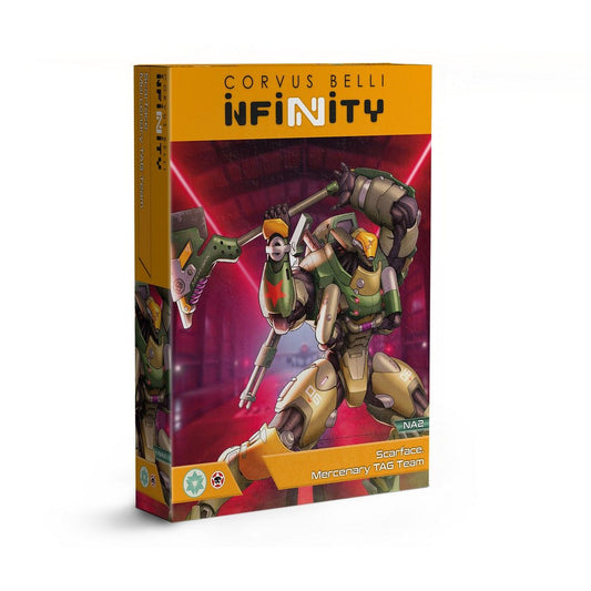 Infinity Corvus Belli - Scarface. Mercenary TAG Team