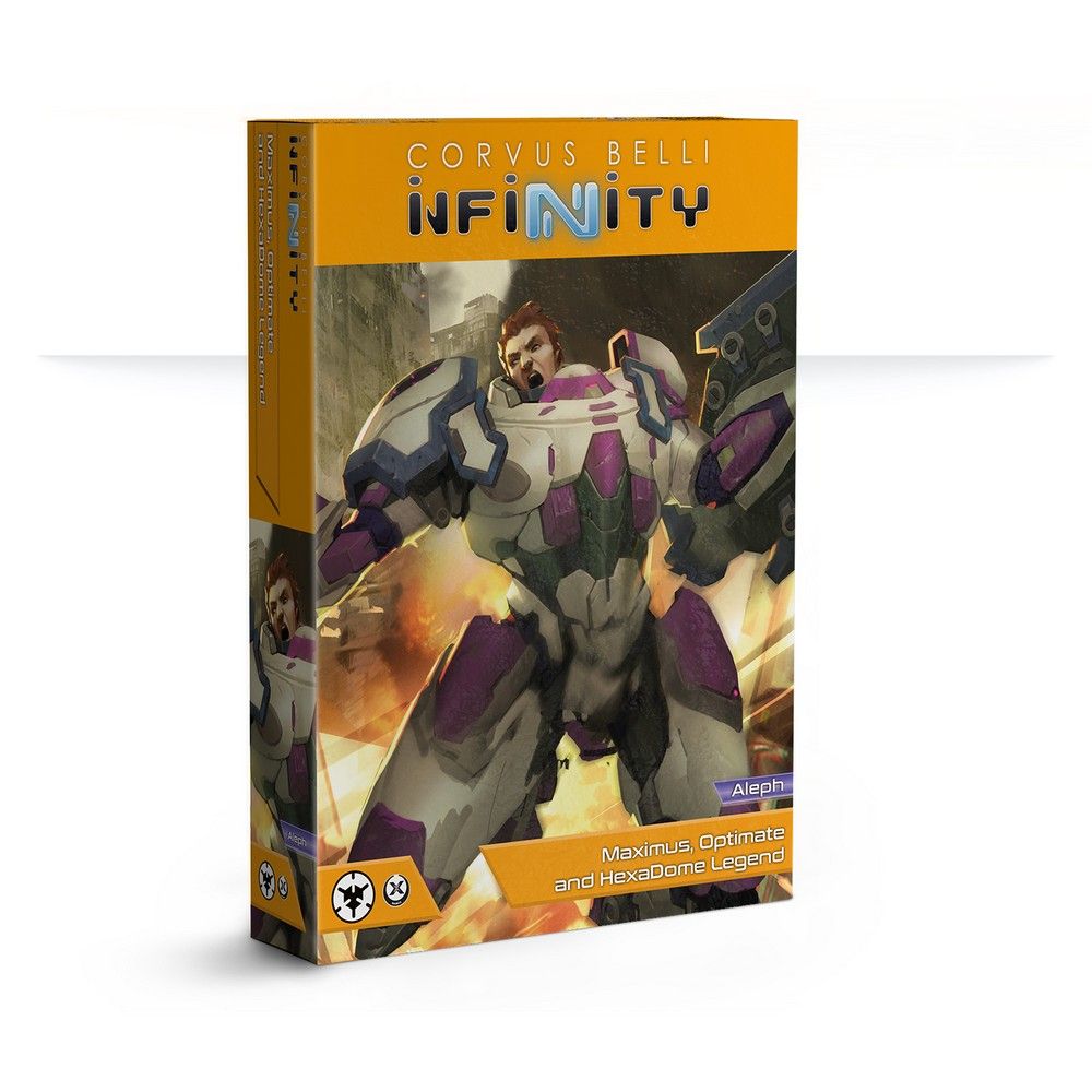Maximus, Optimate and HexaDome Legend Infinity Corvus Belli