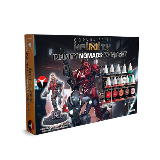 Infinity Corvus Belli - Infinity Nomads Paint Set Alguacil Paramedic Exclusive
