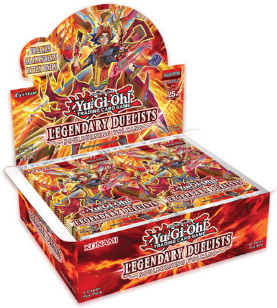 Yu-Gi-Oh! - Legendary Duelists 10 - Soulburning Volcano Booster Box SEALED CASE OF 12 Displays