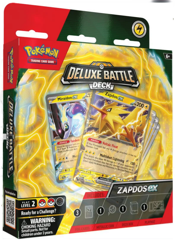 Pokemon TCG: Deluxe Battle Deck - Zapdos (Pre-Order)