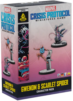 Gwenom & Scarlet Spider: Marvel Crisis Protocol Miniatures Games (Pre-Order)