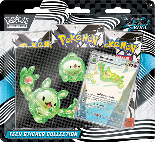 WEBSTORE Pokémon TCG: Scarlet & Violet 10.5 - Black Bolt - Tech Sticker Collection Reuniclus