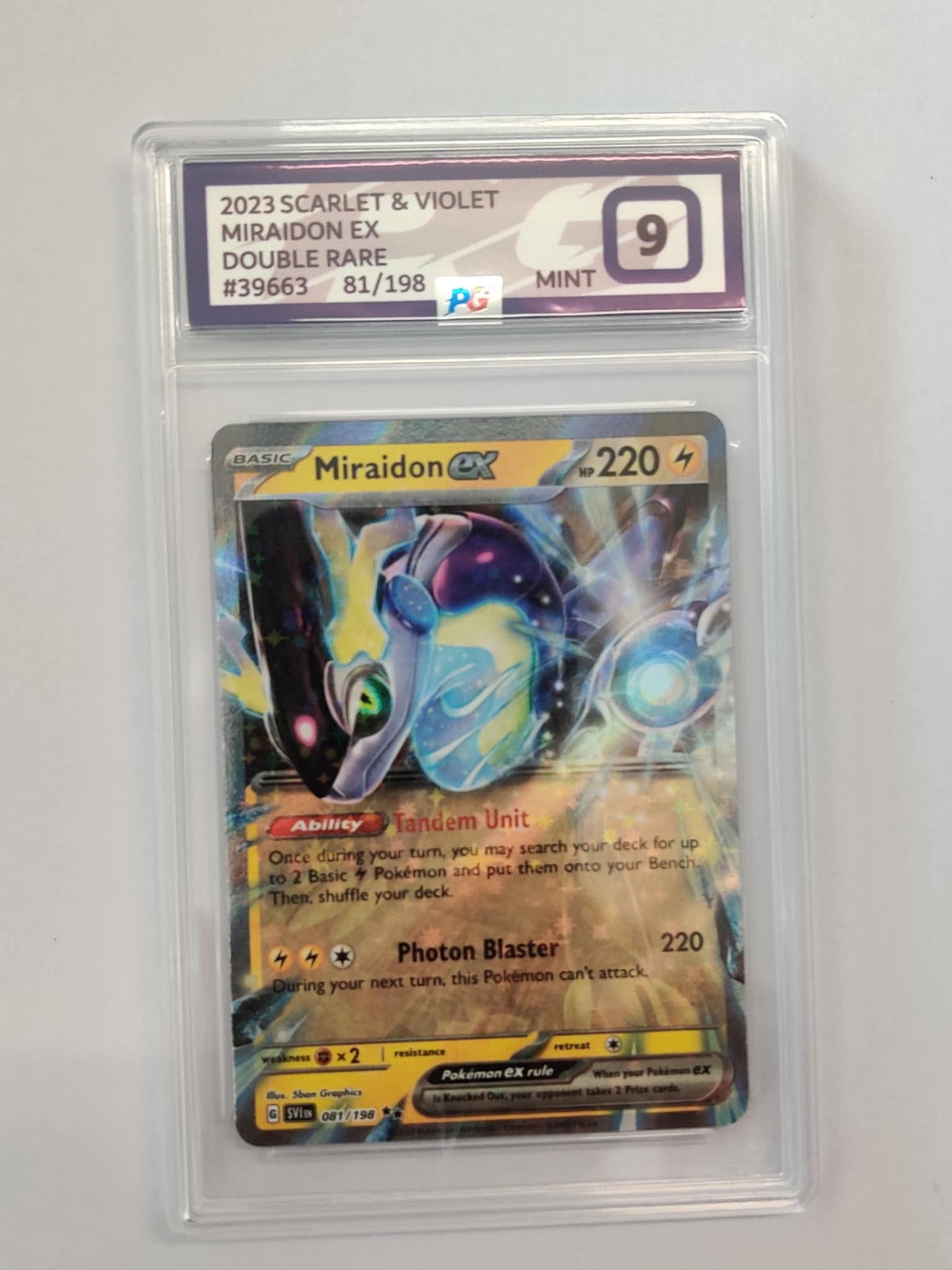 Miraidon ex SVI081 English PG-9