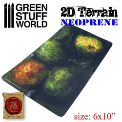 Green Stuff World 2D Neoprene Terrain - Forest with 4 trees