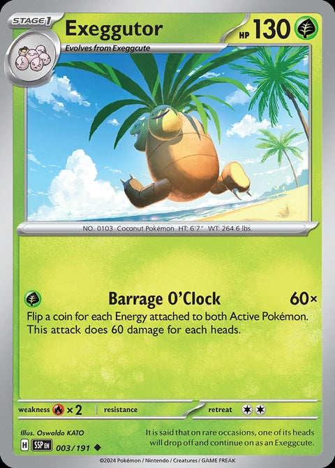 Exeggutor Region Exeggutor (3) – Lvl Up Gaming UK