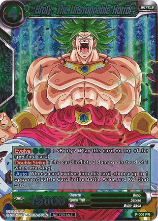 Broly, The Unstoppable Horror (P-006) [Promotion Cards]