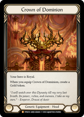 Crown of Dominion [DYN234] (Dynasty)  Cold Foil