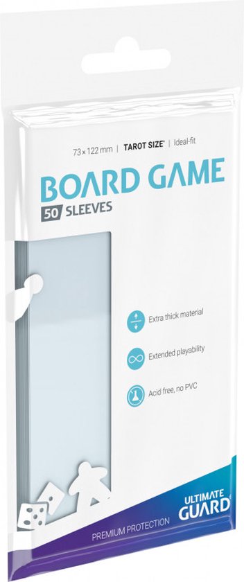 Ultimate Guard Premium Soft Sleeves for Tarot Cards 73x122mm (50)