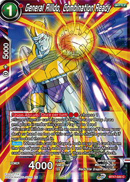 General Rilldo, Combination Ready (BT17-020) [Ultimate Squad]