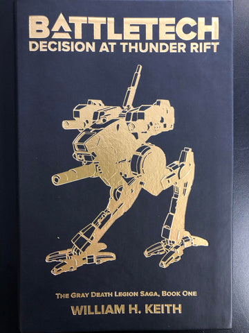 Battletech Decision At Thunder Rift Collector Leatherbound Novel