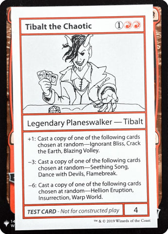 Tibalt the Chaotic [Mystery Booster Playtest Cards]