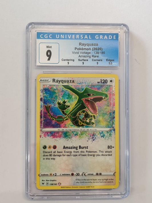 Rayquaza VIV138 English CGC-9