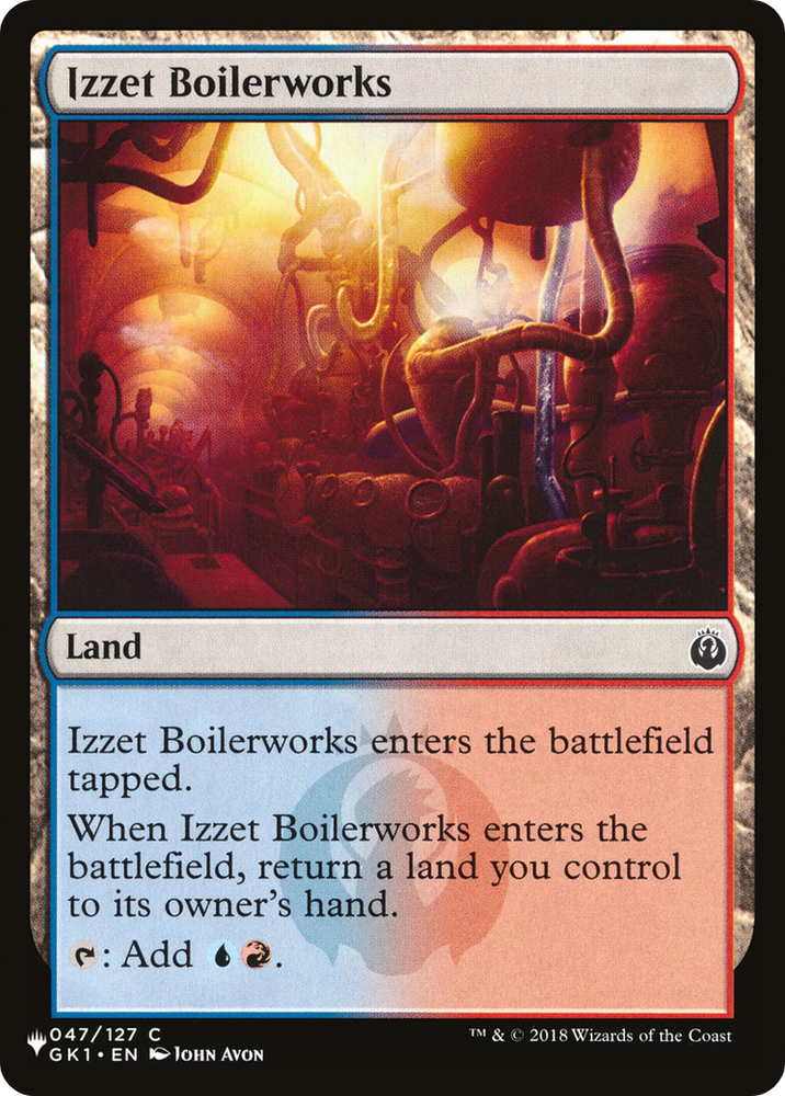 Izzet Boilerworks (GK1) [The List]