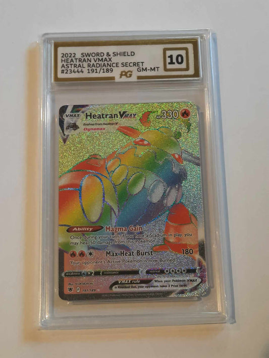 Pokemon - PG 10 Pokegrade - Heatran VMAX (191/189) [Sword & Shield: Astral Radiance]