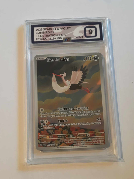Pokemon - PG 9 Pokegrade - Bombirdier (219/198) [Scarlet & Violet: Base Set]