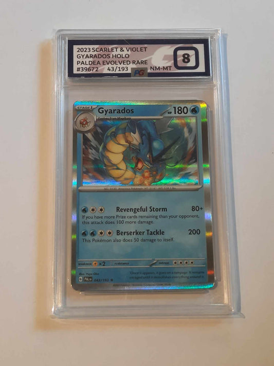 Pokemon - PG 8 Pokegrade - Gyarados (043/193) [Scarlet & Violet: Paldea Evolved]