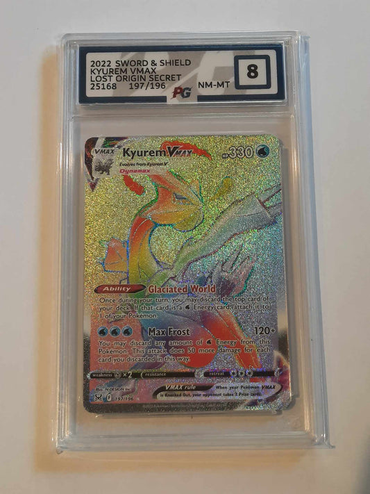 Pokemon - PG 8 Pokegrade - Kyurem VMAX (197/196) [Sword & Shield: Lost Origin]
