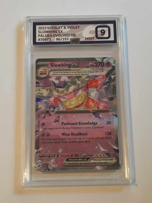 Pokemon - PG 9 Pokegrade - Slowking ex (086/193) [Scarlet & Violet: Paldea Evolved]
