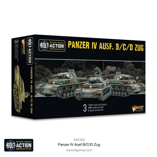 Bolt Action Panzer IV Ausf. B/C/D Zug