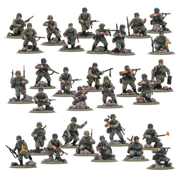 Bolt Action German Veterans Infantry Platoon